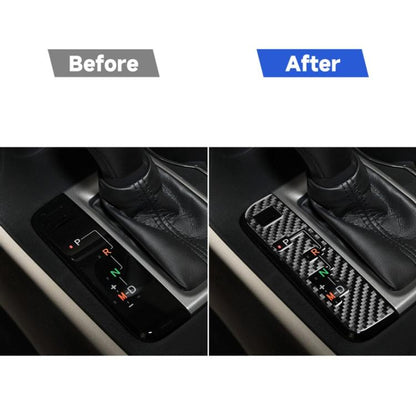 Car Carbon Fiber Gear Indicator Decorative Sticker for Toyota Highlander 2014-2019, Left Drive, Gear Indicator