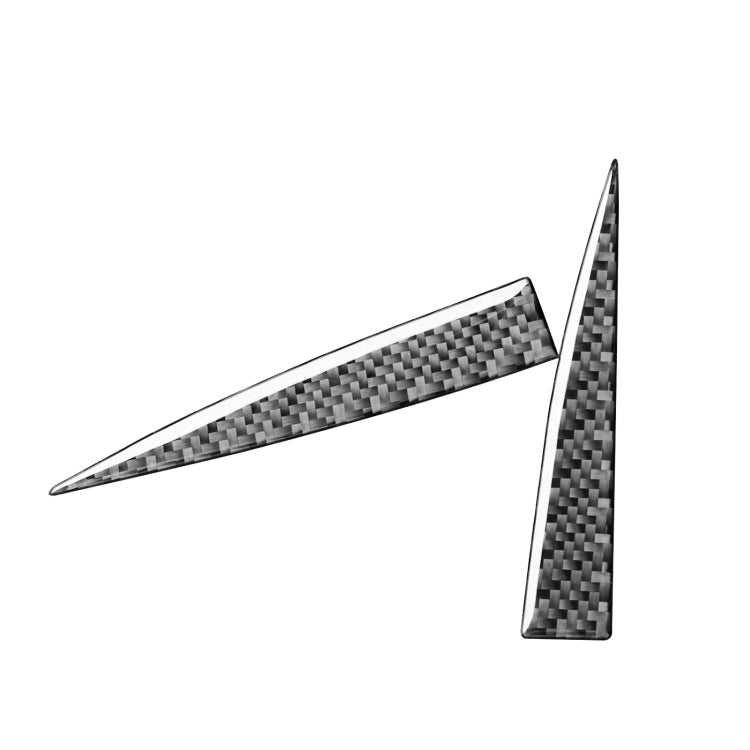 Car Carbon Fiber Central Control Small Display Decorative Sticker for Toyota Highlander 2014-2019, Left Drive, Central Control Small Display