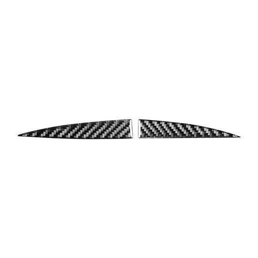 Car Carbon Fiber Central Control Small Display Decorative Sticker for Toyota Highlander 2014-2019, Left Drive, Central Control Small Display