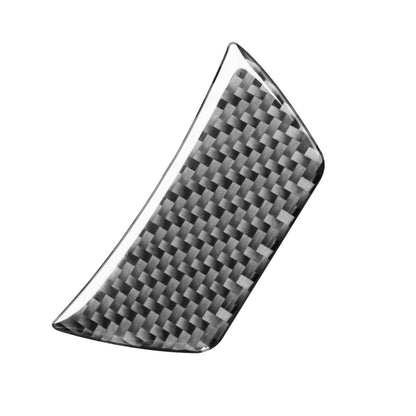 Car Carbon Fiber Steering Wheel Decorative Sticker for Toyota Highlander 2014-2019, Left Drive, Steering Wheel
