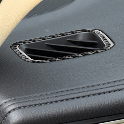 Car Carbon Fiber Dashboard Air Outlet Decorative Sticker for Toyota Highlander 2014-2019, Left Drive, Dashboard Air Outlet
