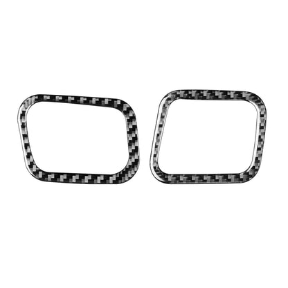 Car Carbon Fiber Dashboard Air Outlet Decorative Sticker for Toyota Highlander 2014-2019, Left Drive, Dashboard Air Outlet