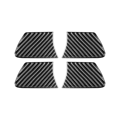 Car Carbon Fiber Inside Door Bowl Decorative Sticker for Toyota Highlander 2014-2019, Left Drive, Inside Door Bowl