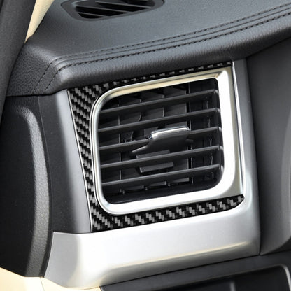 Car Carbon Fiber Side Air Outlet Decorative Sticker for Toyota Highlander 2014-2019, Left Drive, Side Air Outlet