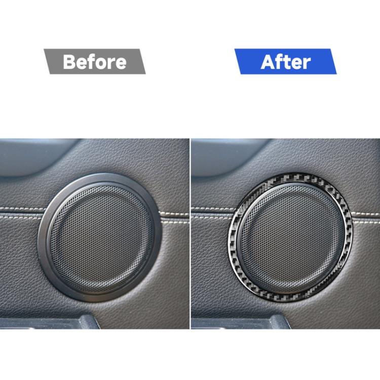 Car Door Horn Ring Decorative Sticker for BMW F52 1 Series Sedan 2017-2019, Left Drive, Door Horn Ring