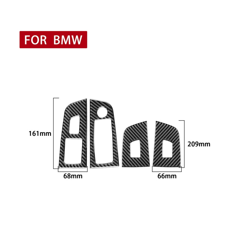 Car Window Glass Lift Switch Decorative Sticker for BMW F52 1 Series Sedan 2017-2019, Left Drive, Window Glass Lift Switch