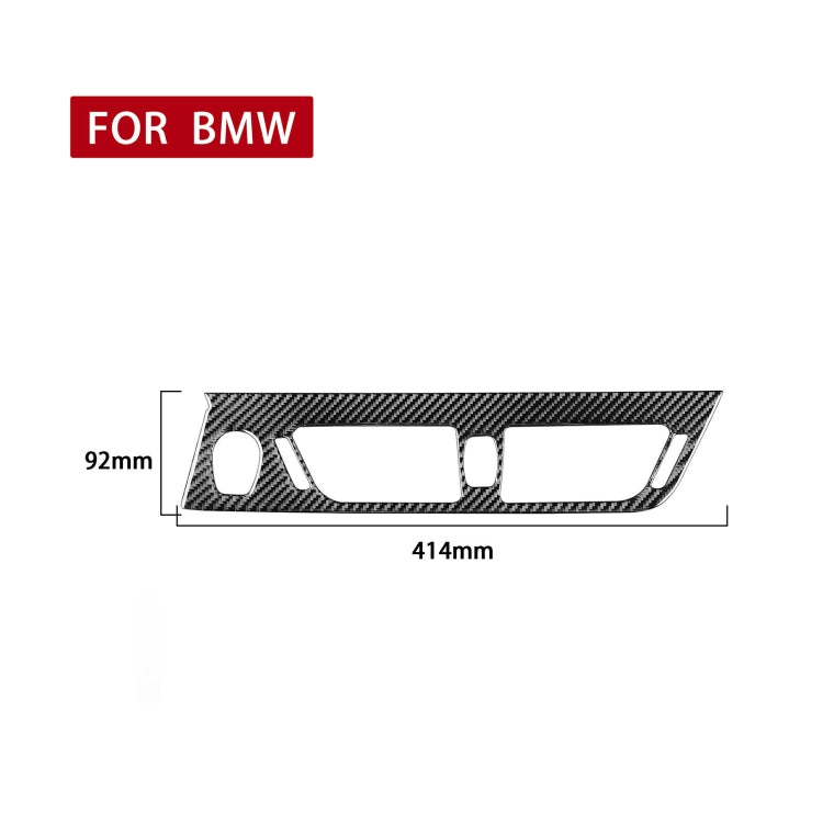 Car Central Control Air Outlet Decorative Sticker for BMW F52 1 Series Sedan 2017-2019, Left Drive, Central Control Air Outlet