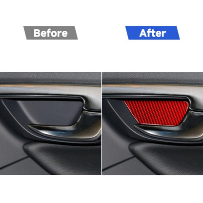 Car Inner Door Bowl Decorative Sticker for Volvo V60 2010-2017, Left and Right Drive, Door Bowl