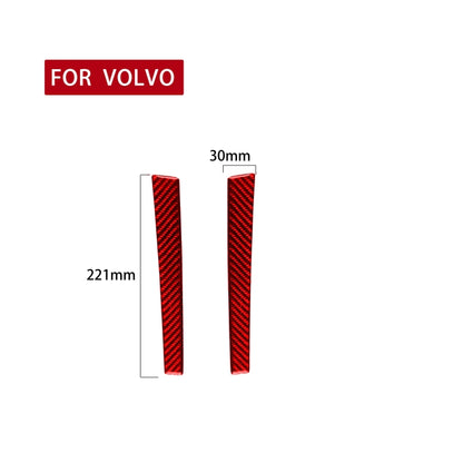 Car Handrail Cup Holder Decorative Sticker for Volvo V60 2010-2017, Left and Right Drive, Handrail Cup Holder