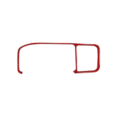 Car Carbon Fiber Navigation Frame Decorative Sticker for Volvo V60 2010-2017, Left Drive, Navigation Frame , Left Drive