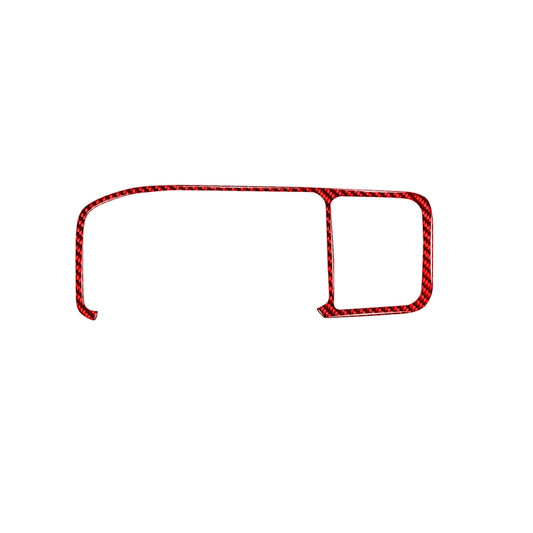 Car Carbon Fiber Navigation Frame Decorative Sticker for Volvo V60 2010-2017, Left Drive, Navigation Frame , Left Drive