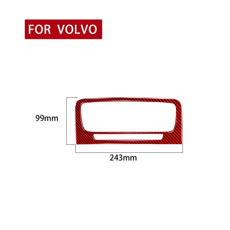 Car Central Control Air Outlet Decorative Sticker for Volvo V60 2010-2017, Left and Right Drive, Central Control Air Outlet