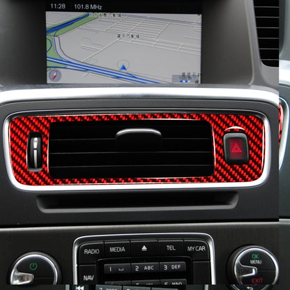 Car Central Control Lower Air Outlet Decorative Sticker for Volvo V60 2010-2017, Left Drive, Central Control Lower Air Outlet, Left Drive