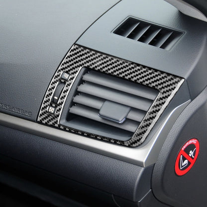 Car Carbon Fiber Left and Right Air Outlet Decorative Sticker for Lexus CT 2011-2017, Right Drive, Left and Right Air Outlet, Right Drive