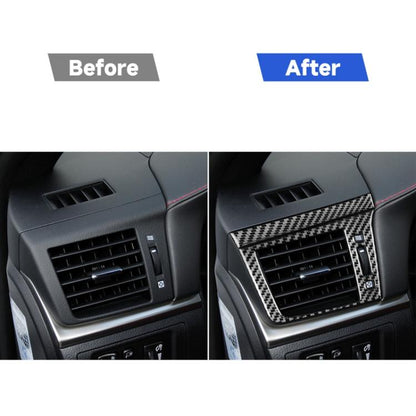 Car Carbon Fiber Left and Right Air Outlet Decorative Sticker for Lexus CT 2011-2017, Left Drive, Left and Right Air Outlet, Left Drive