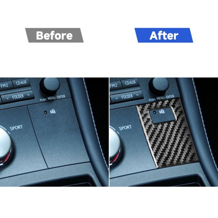 Car Carbon Fiber Sport Mode Panel A Decorative Sticker for Lexus CT 2011-2017, Left and Right Drive, Sport Mode Panel A