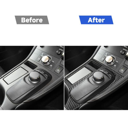 Car Carbon Fiber Central Control Panel Decorative Sticker for Lexus CT 2011-2017, Right Drive, Central Control Panel, Right Drive