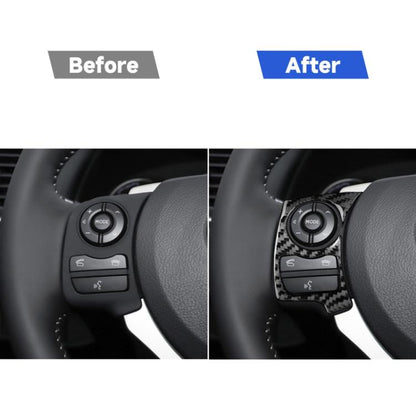 Car Steering Wheel Button Decorative Sticker for Lexus CT 2011-2017, Left and Right Drive, Steering Wheel Button