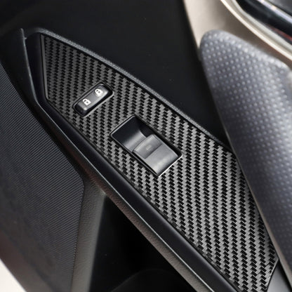 Car Carbon Fiber Window Lift Decorative Sticker for Lexus CT 2011-2017, Left Drive, Window Lift, Left Drive