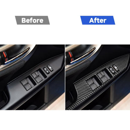 Car Carbon Fiber Window Lift Decorative Sticker for Lexus CT 2011-2017, Left Drive, Window Lift, Left Drive
