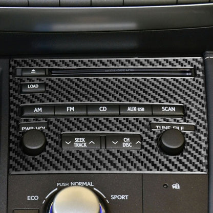 Car Carbon Fiber CD Panel C Decorative Sticker for Lexus CT 2011-2017, Left Drive, CD Panel C, Left Drive