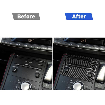 Car Carbon Fiber CD Panel B Decorative Sticker for Lexus CT 2011-2017, Right Drive, CD Panel B, Right Drive