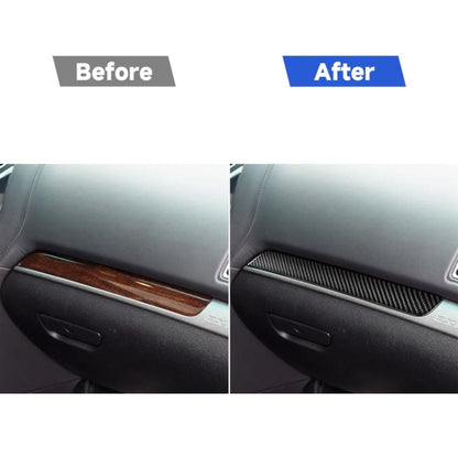 Car Carbon Fiber Storage Decorative Sticker for Ford Explorer 2016-2019, Left Drive, Storage
