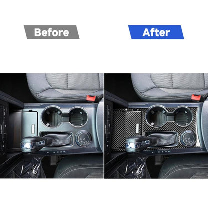 Car Water Cup Cigarette Lighter Panel Decorative Sticker for Ford Explorer 2013-2019, Left Drive, Water Cup Cigarette Lighter Panel