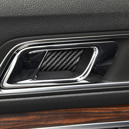 Car Carbon Fiber Inner Door Bowl Decorative Sticker for Ford Explorer 2013-2019, Left Drive, Inner Door Bowl