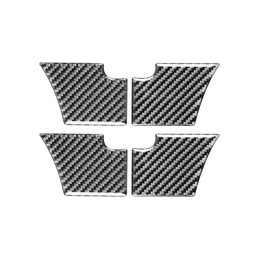 Car Carbon Fiber Inner Door Bowl Decorative Sticker for Ford Explorer 2013-2019, Left Drive, Inner Door Bowl