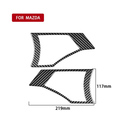 Car Front Door Speaker Frame Decorative Sticker for Mazda 3 Axela 2020, Left and Right Drive, Front Door Speaker Frame