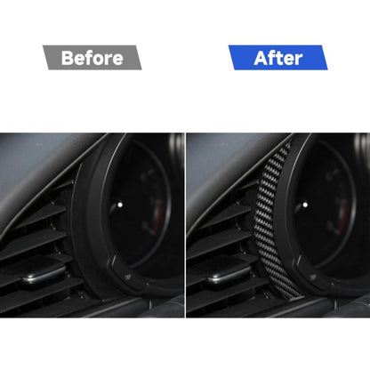 Car Carbon Fiber Dashboard Decorative Sticker for Mazda 3 Axela 2020, Left and Right Drive Universal, Dashboard
