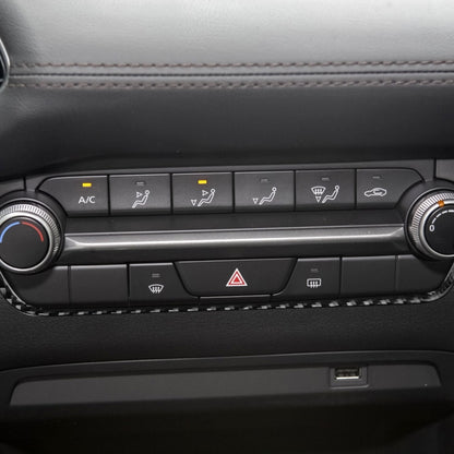 Car Air Conditioning Control Box Decorative Sticker for Mazda 3 Axela 2020, Left and Right Drive, Air Conditioning Control Box