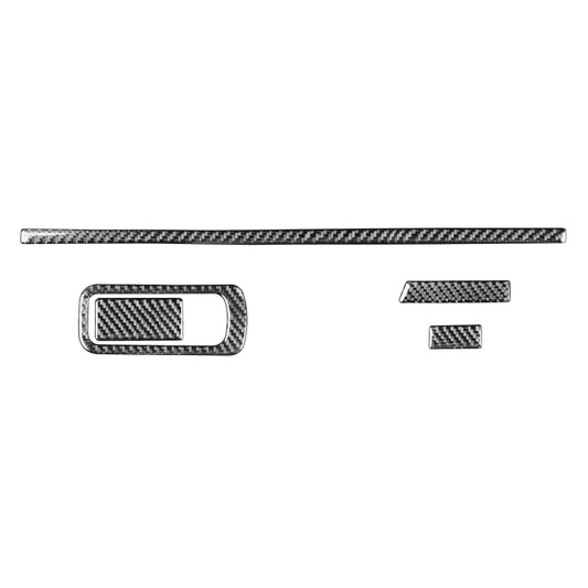 Car Carbon Fiber Storage Frame Decorative Sticker for Mazda 3 Axela 2020, Left and Right Drive , Storage Frame