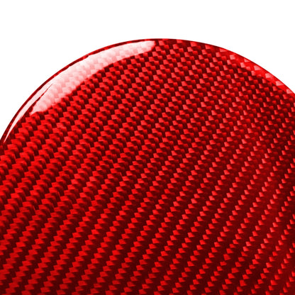 Car Carbon Fiber Fuel Tank Cap Decorative Sticker for Nissan 370Z / Z34 2009-, Left and Right Drive Universal, Fuel Tank Cap