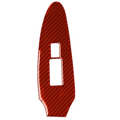 Car Carbon Fiber Vice Driving Side Door Lift Control Decorative Sticker for Nissan 370Z / Z34 2009-, Left Drive, Vice Driving Side Lift Control, Left Drive