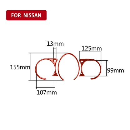 Car Carbon Fiber Speed Dashboard Decorative Sticker for Nissan 370Z / Z34 2009-, Left and Right Drive Universal, Speed Dashboard