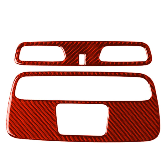 Car Carbon Fiber Dome Light Panel Decorative Sticker for Chevrolet Camaro 2016, Left and Right Drive Universal, Dome Light Panel