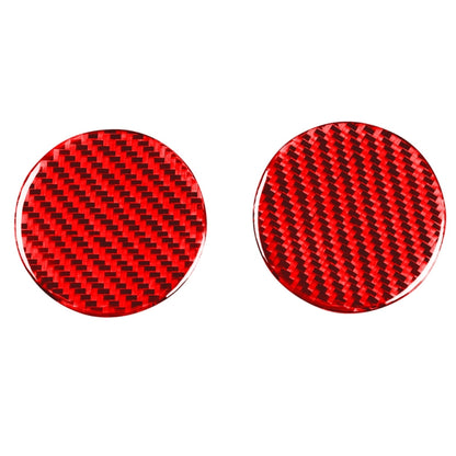 Car Carbon Fiber Water Cup Holder Mat Decorative Sticker for Chevrolet Camaro 2016-2019, Left and Right Drive Universal, Water Cup Holder Mat