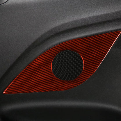 Car Carbon Fiber Rear Horn Decorative Sticker for Chevrolet Camaro 2017-2019, Left and Right Drive Universal, Rear Horn