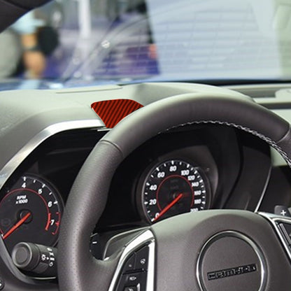 Car Carbon Fiber Dashboard Decorative Sticker for Chevrolet Camaro 2017-2019, Left and Right Drive Universal, Dashboard