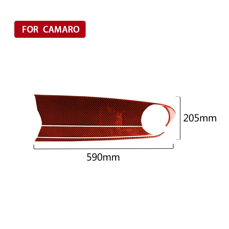 Car Carbon Fiber Front Passenger Seat Center Control Panel Decorative Sticker for Chevrolet Camaro 2017-2019, Left Drive, Front Passenger Seat Center Control Panel, Left Drive