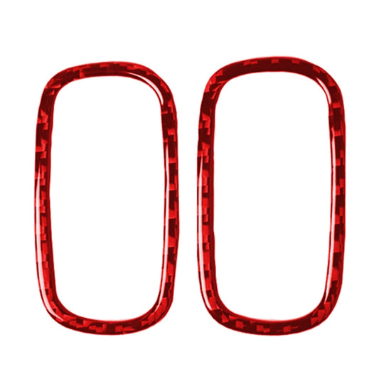Car Carbon Fiber Air Outlet Frame Decorative Sticker for BMW Mini F60, Left and Right Drive Universal, Air Outlet Frame