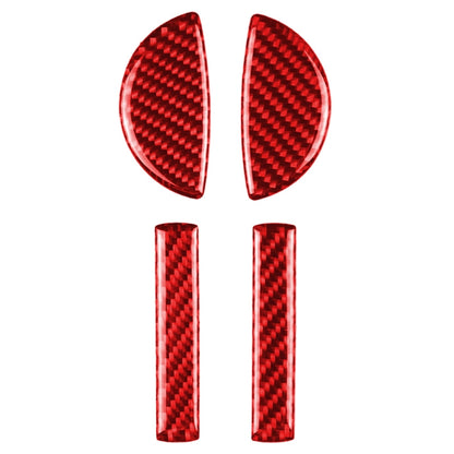 4 in 1 Car Carbon Fiber Door Handle Decorative Sticker for BMW Mini Cooper Clubman Countryman  F55 F54 F60, Left and Right Drive Universal, 4 in 1 Door Handle
