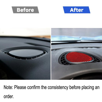 Car Carbon Fiber Dashboard Decorative Sticker for BMW Mini Cooper JCW One F56 F55 F54, Left and Right Drive Universal, Dashboard