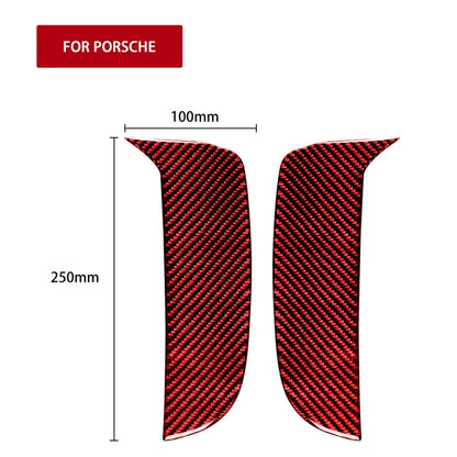 Car Carbon Fiber Daytime Running Light Decorative Sticker for Porsche Macan 2018-2021, Left and Right Drive Universal, Daytime Running Light for Porsche Macan 2018-2021
