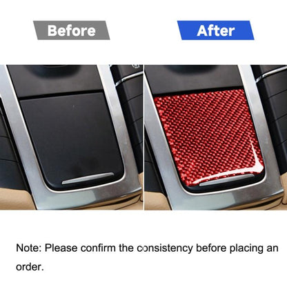 Car Carbon Fiber Battery Cover Decorative Sticker for Porsche Macan 2014-2021, Left and Right Drive Universal, Battery Cover