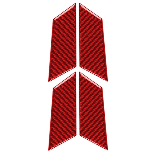 Car Carbon Fiber Inner Door Bowl Panel Decorative Sticker for Porsche Macan 2014-2021, Left and Right Drive Universal, Inner Door Bowl Panel