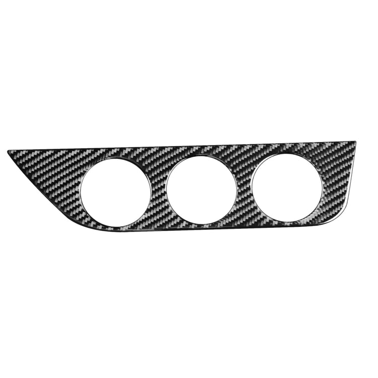 Car Carbon Fiber Air Conditioning Switch Panel Decorative Sticker for Toyota Corolla / Levin 2014-2018, Right Drive, Air Conditioning Switch Panel, Right Drive