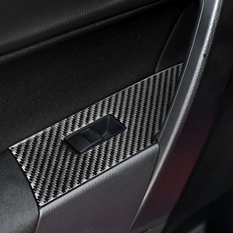 Car Carbon Fiber Window Lift Decorative Sticker for Toyota Corolla / Levin 2014-2018, Right Drive, Window Lift, Right Drive